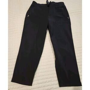 Eddie Bauer YKK Capris Womens Small Black Hiking Pockets SZ S